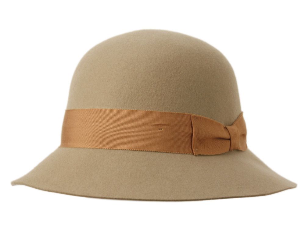Ladies Wool Felt Bucket Hat Women Vintage Cloche Hat  display picture 1
