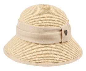 Women's Straw Braid Cloche Sun Hats