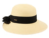 Women's Straw Cloche Sun Hat
