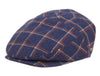 Men's Plaid Tween Ivy Caps Newsboy Hat Wool Blend Gatsby Cabbie Cap