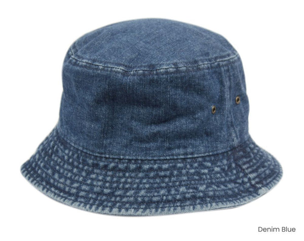 Short Brimmed Cotton Bucket Sun Hat