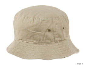 Short Brimmed Cotton Bucket Sun Hat