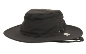 Man and Woman's Outdoor Safari Hat With Partial Mesh Crown & Chin Cord Strap