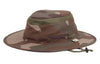 Outdoor Safari Hat With Partial Mesh Crown & Chin Cord Strap