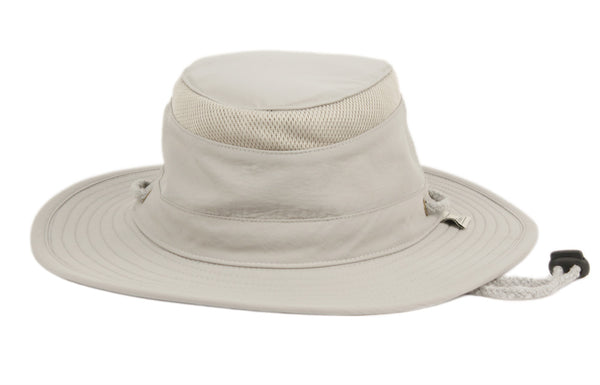 Outdoor Safari Hat With Partial Mesh Crown & Chin Cord Strap