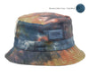 Reversible Tie Dye Cotton Bucket Sun Hat