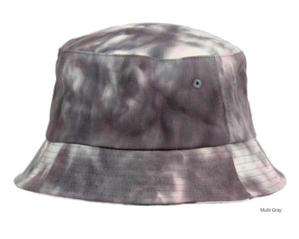 Tie Dye Multi Color Cotton Bucket Sun Hat