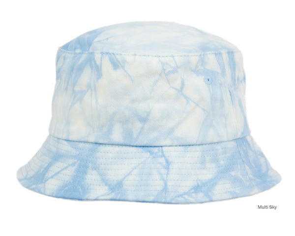 Tie Dye Multi Color Cotton Bucket Sun Hat