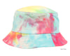 Tie Dye Multi Color Cotton Bucket Sun Hat