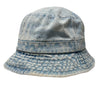 Washed Denim Cotton Bucket Sun Hat