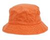 Washed Short Brim Cotton Bucket Sun Hat