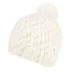 Soft Mink Beanie Hat with Rabbit Fur Pom Pom Women Winter Skull Cap