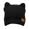 Women Winter Beanie Hat Cut Cat Ear Knitted Skull Cap