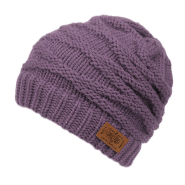 Winter Warm Thick Cable Knit Slouchy Skull Beanie Cap Hat