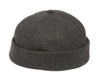 Men's Wool Blend Trawler Beanie Watch Hat Roll up Edge Skull Cap Fishman Beanie