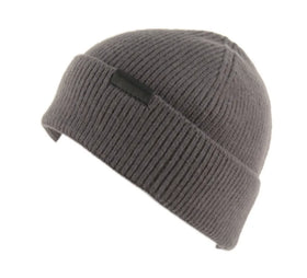 Men Women Warm Winter Beanie Roll up Edge Knitted Skull Cap