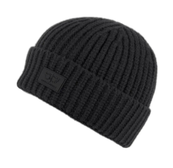 Women Warm Winter Beanie Roll up Edge Knitted Skull Cap