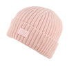 Women Warm Winter Beanie Roll up Edge Knitted Skull Cap