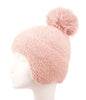 Women Pom Pom Beanie Hat with Earflaps Winter Skull Cap