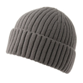 Rib Knit Winter Beanie Hat Skull Cap for Men Women