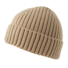 Rib Knit Winter Beanie Hat Skull Cap for Men Women