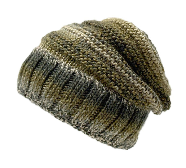 Women's Tie-Dye Slouchy Beanies Lined Winter Hat