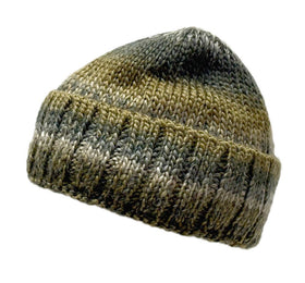 Women's Tie-Dye Roll-Up Beanies Lined Winter Hat
