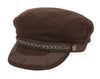 Wool Blend Fishman Sailor Fiddle Drive Hat Flat Cap for Man and Woman