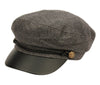 Woman's Wool Blend Greek Fishman Sailor Fiddle Drive Hat Flat Cap