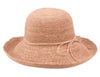 Women Crocheted Packable Raffia Beach Bucket Sun Clothe Hat