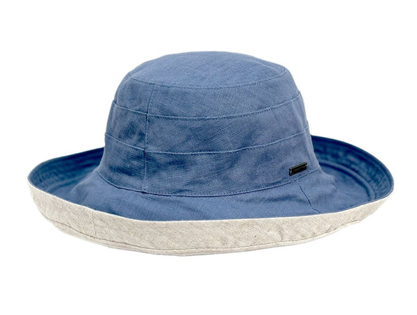 Reversible Cotton Clothe Sun Hat with Flexible Brim