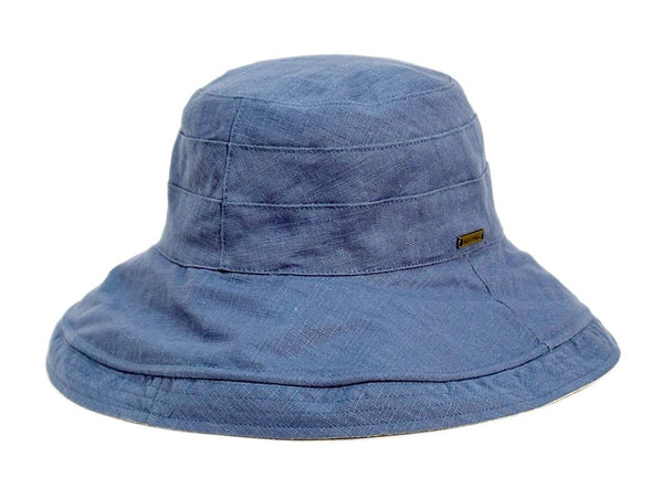 Reversible Cotton Clothe Sun Hat with Flexible Brim