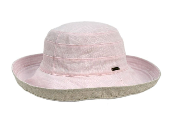 Reversible Cotton Clothe Sun Hat with Flexible Brim