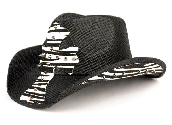 Men and Women's Zebra Cross Cowboy Hat