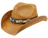 Men and Women's Cowboy Hat With Turquoise Stones