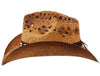 Men and Women's Cowboy Hat With Trim Band & Beads