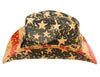 Men and Women's Vintage American Flag Cowboy Hat With Emblem