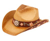 Women's Cowboy Hat With Floral Trim Band