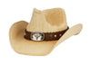 Men and Women's Vintage Cowboy Hat With Bull Badge