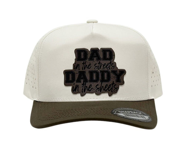 Daddy Patch Trucker Hat Waterproof Laser Snapback Cap