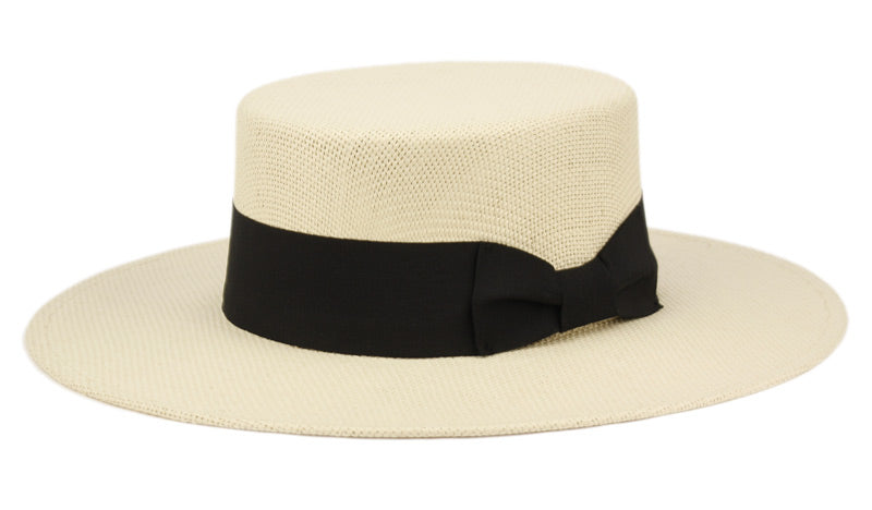 Straw Wide Flat Brim Beach Sun Hats for Women Men Summer  display picture 2