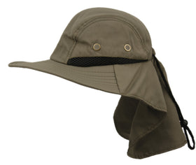 Outdoor Fishing and Camping Cap With Neck Flap Cover