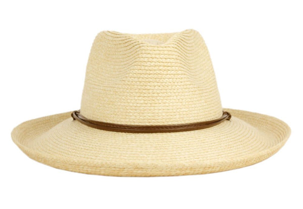 up brim straw fedora sun hat