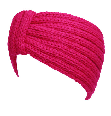 Crochet Ear Warmer Headband Soft Knit Turban Stretch Headwrap for Women