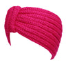 Crochet Ear Warmer Headband Soft Knit Turban Stretch Headwrap for Women