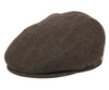 Men's Plaid Herringbone Wool Tweed Newsboy Ivy Cap Gatsby Golf Flat Hat