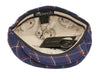 Men's 5 Panel Plaid Wool Tweed Newsboy Ivy Cap Gatsby Golf Flat Hat