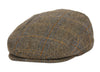 Wool Tweed Men's Plaid Herringbone Newsboy Ivy Cap Gatsby Golf Flat Hat