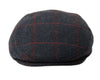 Wool Tweed Men's Plaid Herringbone Newsboy Ivy Cap Gatsby Golf Flat Hat