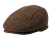 Wool Tweed Men's Plaid Herringbone Newsboy Ivy Cap Gatsby Golf Flat Hat